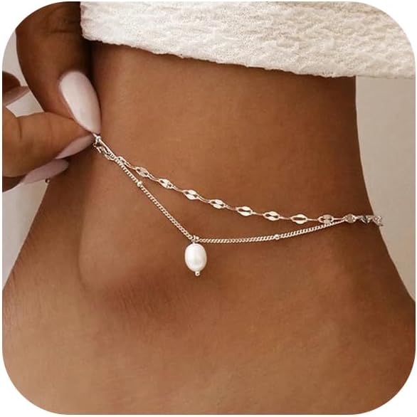 Body Jewelry Real Gold - Ankle Bracelets for Women 14k Real
