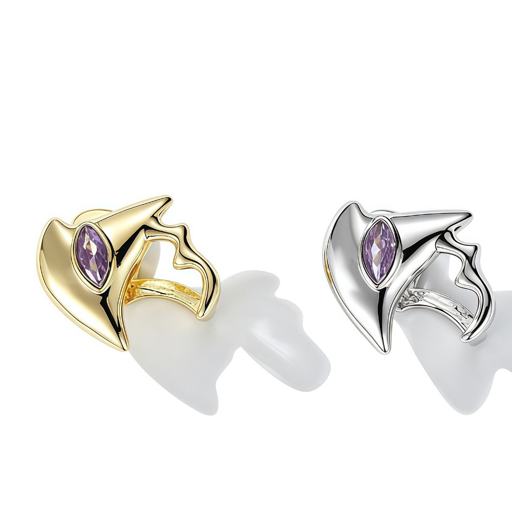 Body Jewelry Real Gold - Marquise Zircon Teeth Grillz Copper Real