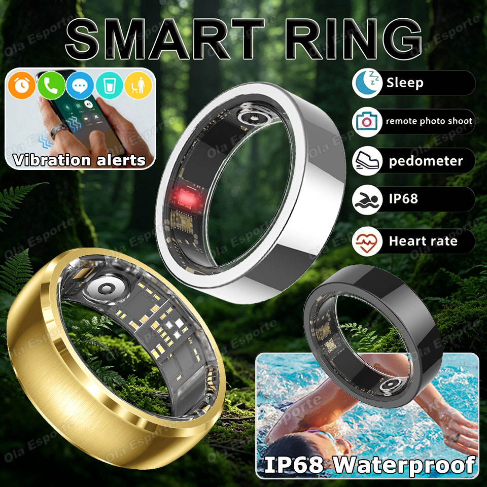 Daith Heart Ring - Upgraded Vibration Reminder Smart Ring Waterproof