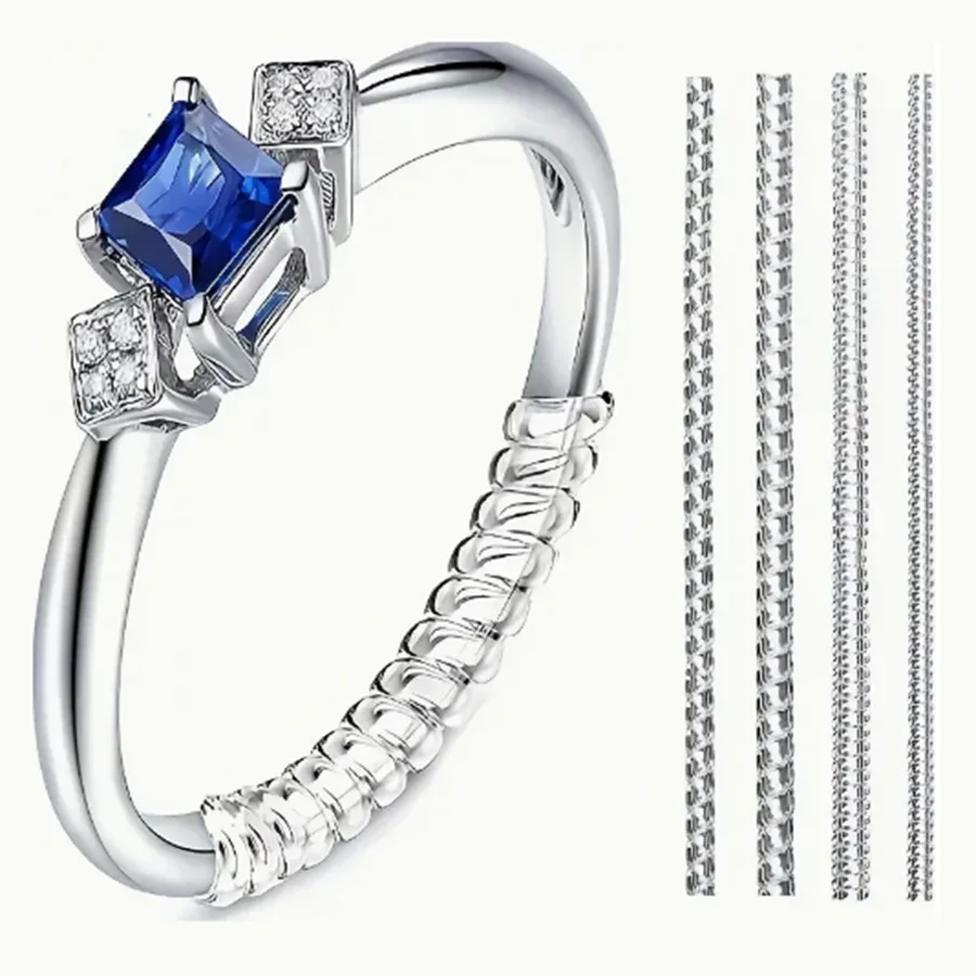 Daith Heart Ring - 4/8pcs-Ring Size Adjuster-Invisible Ring Protector, suitable