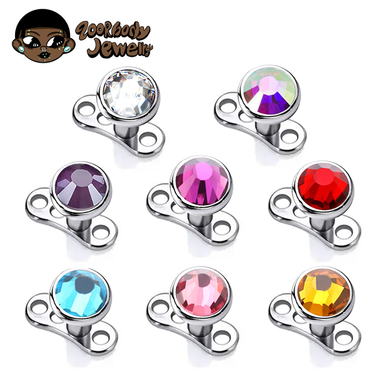 Dermal Anchor Top - G23 Titanium Piercing Micro Dermal Anchor