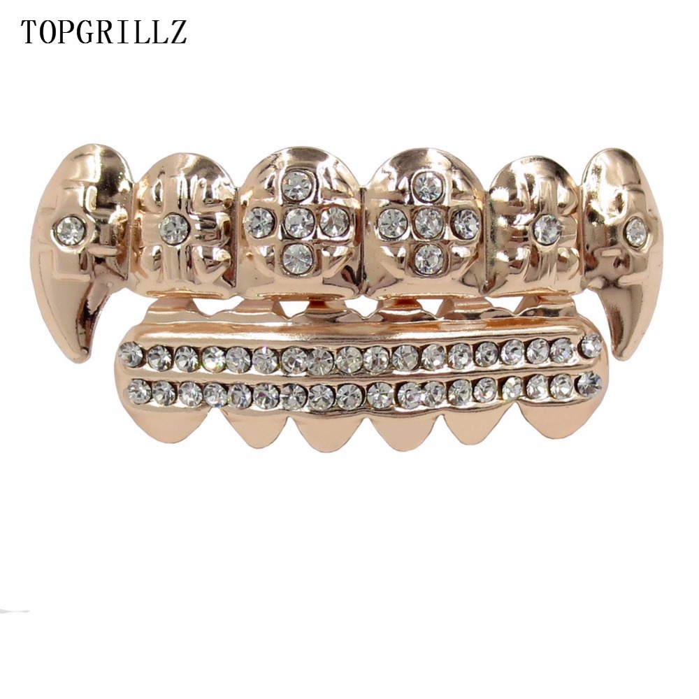 TOPGRILLZ Real Rose Gold Color - Body Jewelry Real Gold ulasan dan harga