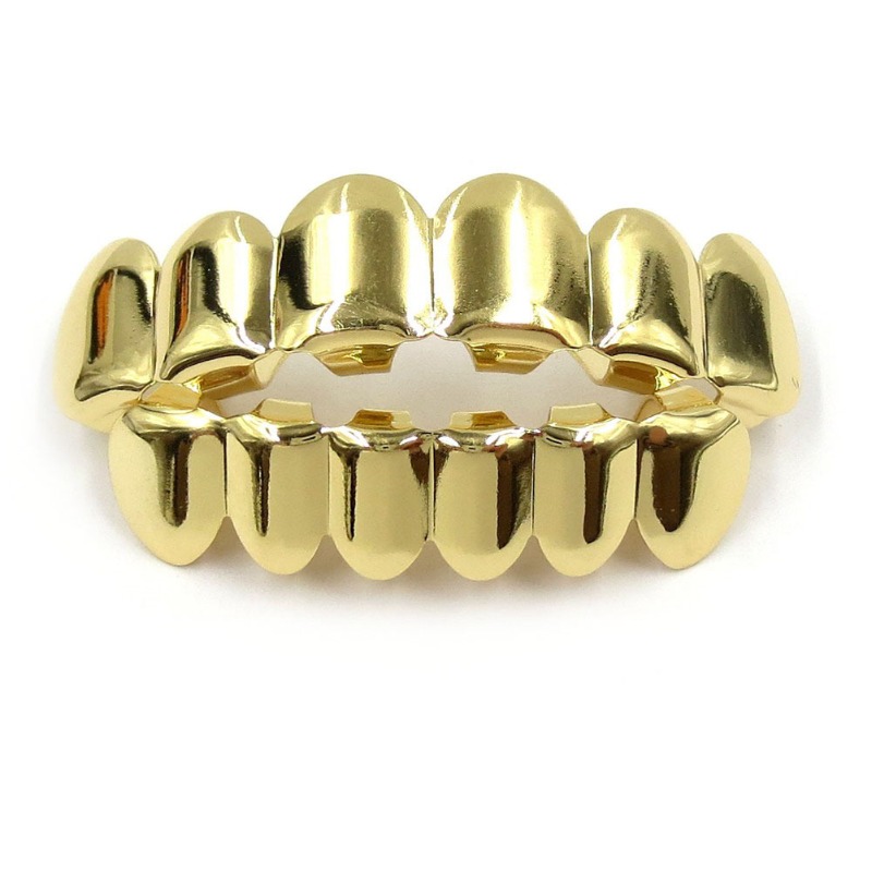 Gold Silver Plated HIP HOP Tee - Body Jewelry Real Gold ulasan dan harga