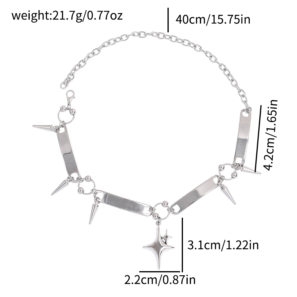 Punk Star Riveted Choker,Rock  - Daith Heart Ring ulasan dan harga
