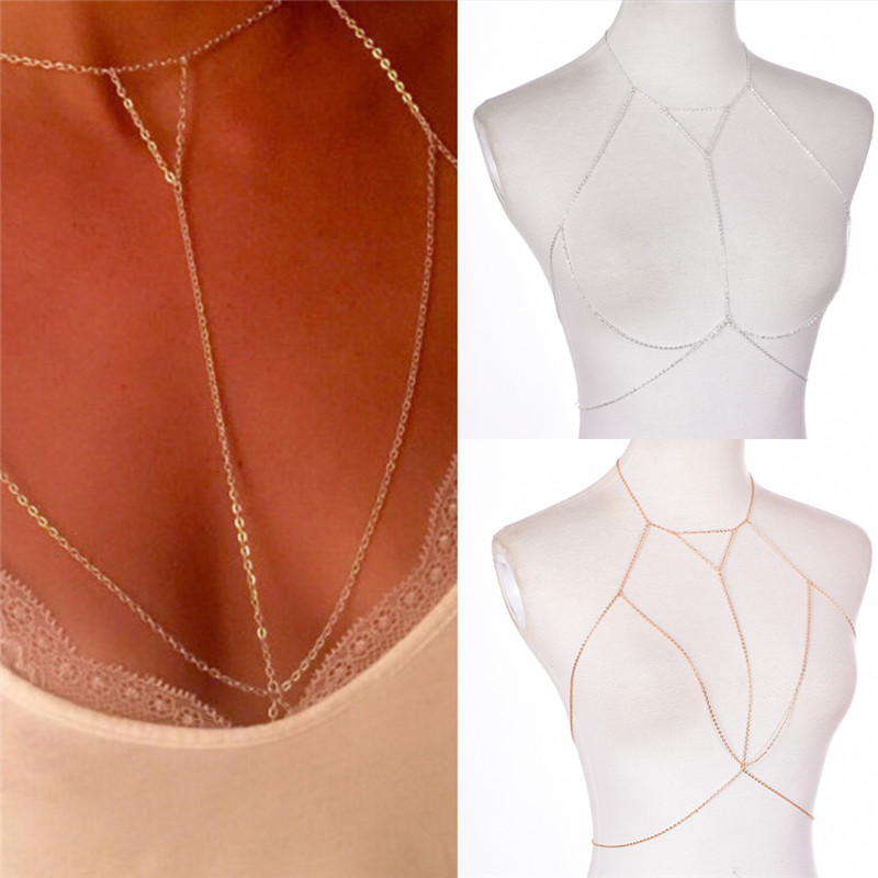 Gold Silver Fashion Link Chain - Qualiti Body Jewelry ulasan dan harga