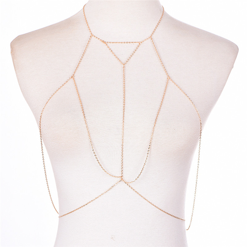 Gold Silver Fashion Link Chain - Qualiti Body Jewelry ulasan dan harga