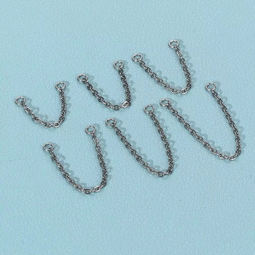 Fashion Titanium Nose Chain Do - Body Jewelry Ear Piercing ulasan dan harga