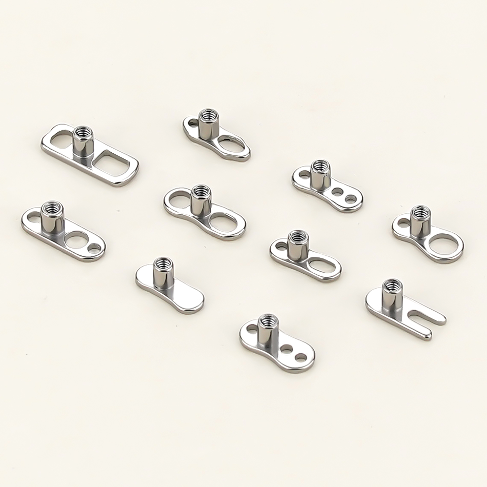 5Pcs/10Pcs /50Pcs Titanium Der - Dermal Anchor Top ulasan dan harga
