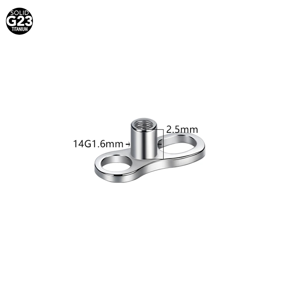 5Pcs/10Pcs /50Pcs Titanium Der - Dermal Anchor Top ulasan dan harga