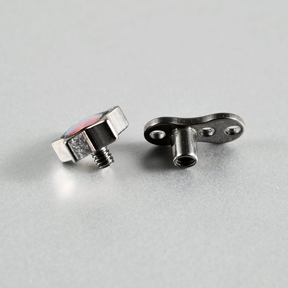 1PC Titanium Flash Film&Opal M - Dermal Anchor Top ulasan dan harga