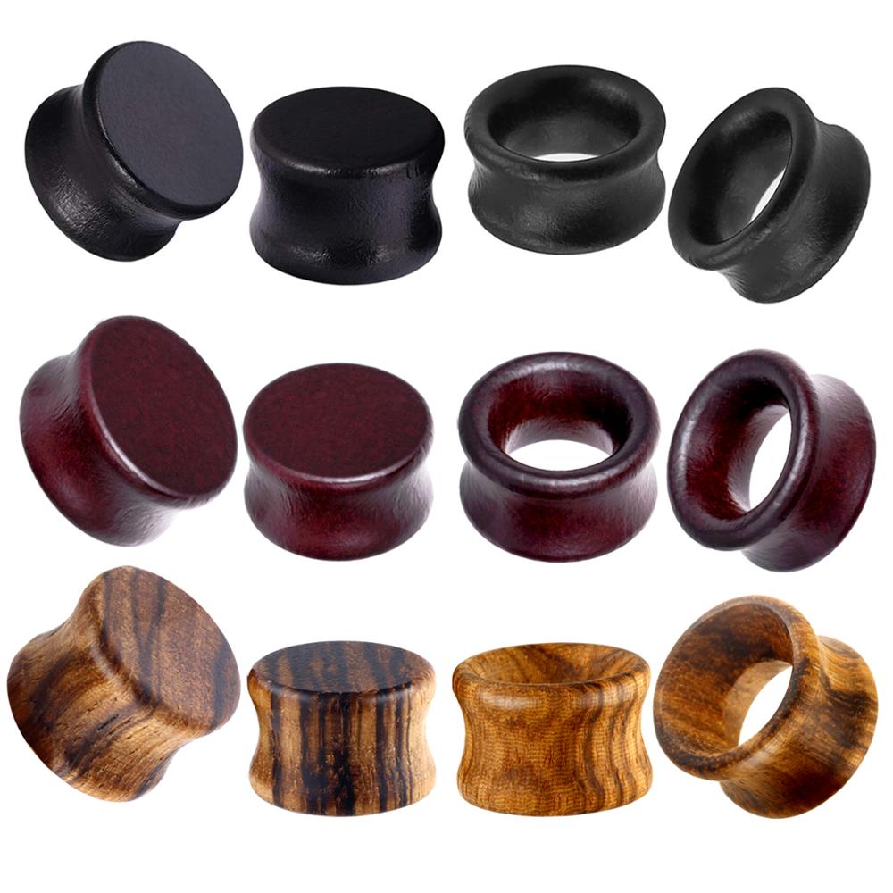 JUNLOWPY 2g 0g 00g Wood Flesh  - Body Jewelry Gauges ulasan dan harga