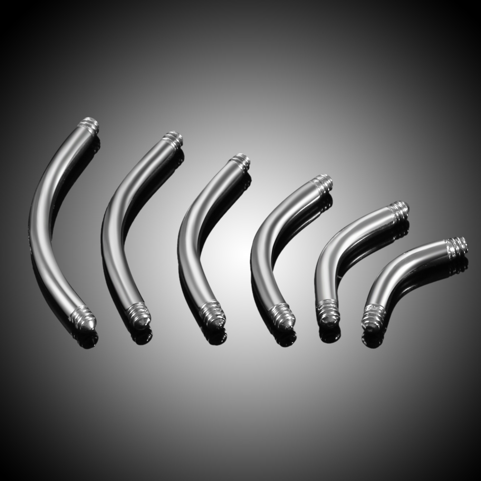 100Pcs/lot Steel Piercing Bana - Body Jewelry Gauges ulasan dan harga