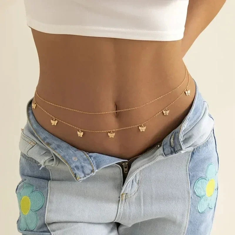 New Charm Sexy Double Layer Bu - Qualiti Body Jewelry ulasan dan harga