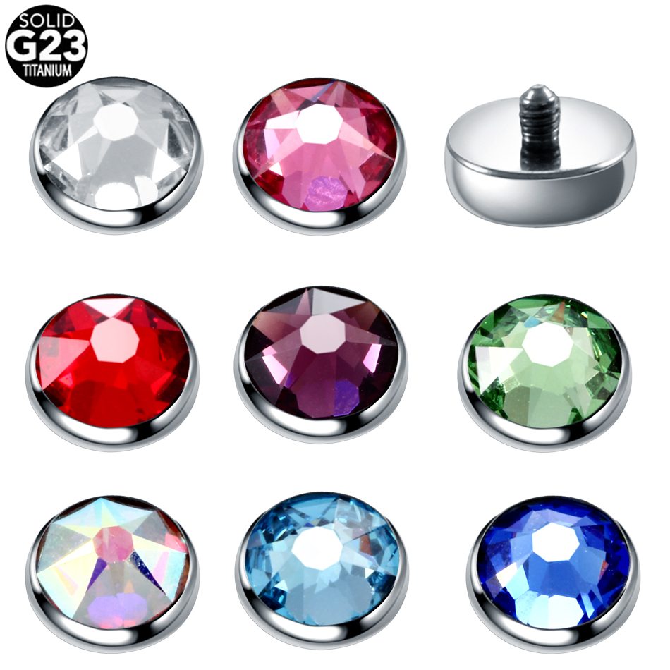 1PC G23 Titanium Dermal Anchor - Dermal Anchor Top ulasan dan harga