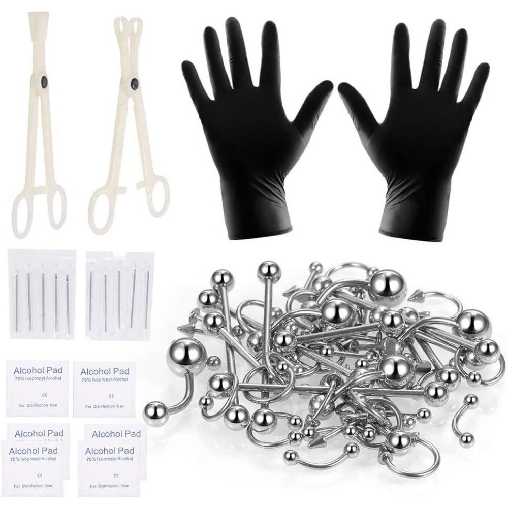 150/140/85/70/42Pcs Body Pierc - Body Jewelry Nipple Rings ulasan dan harga