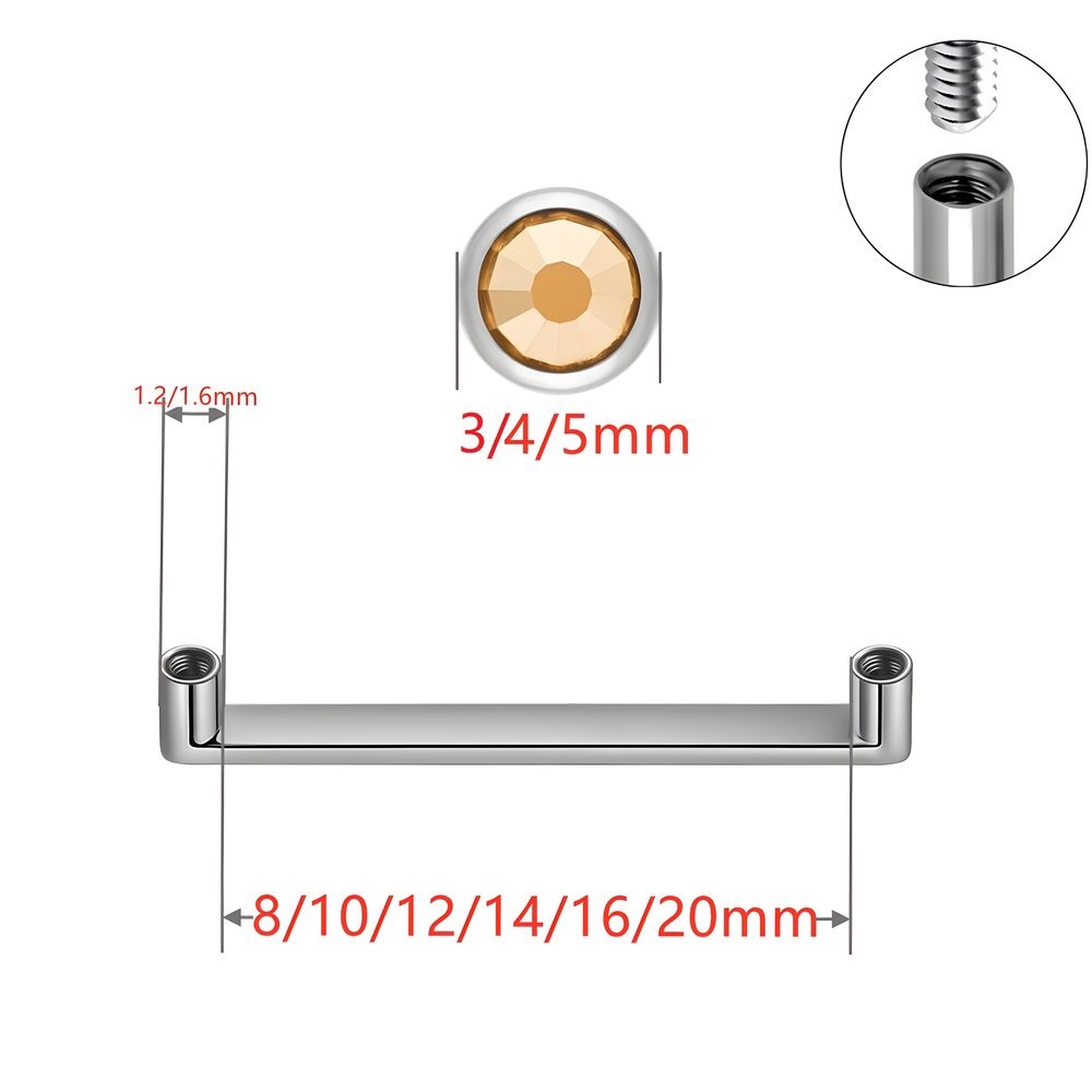 ASTM F136 Titanium Dermal Anch - Dermal Anchor Top ulasan dan harga