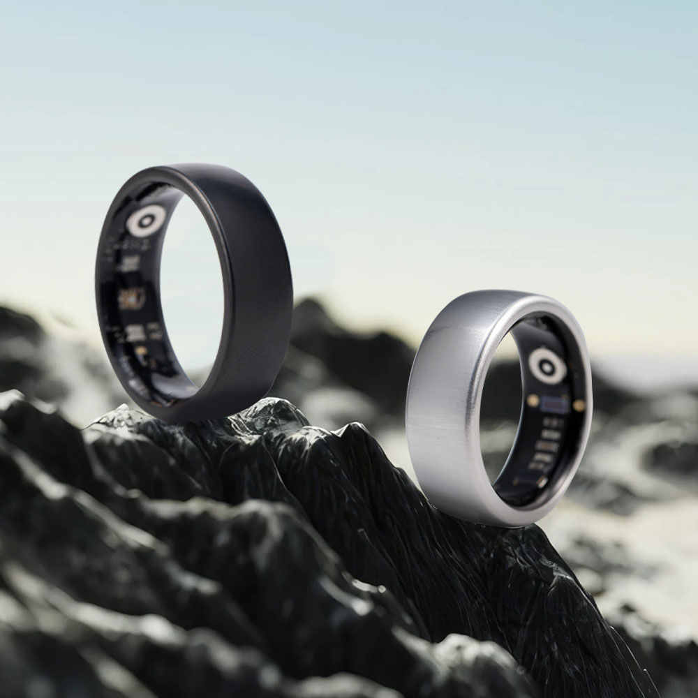 AURA Matt Smart Ring Fitness S - Daith Heart Ring ulasan dan harga