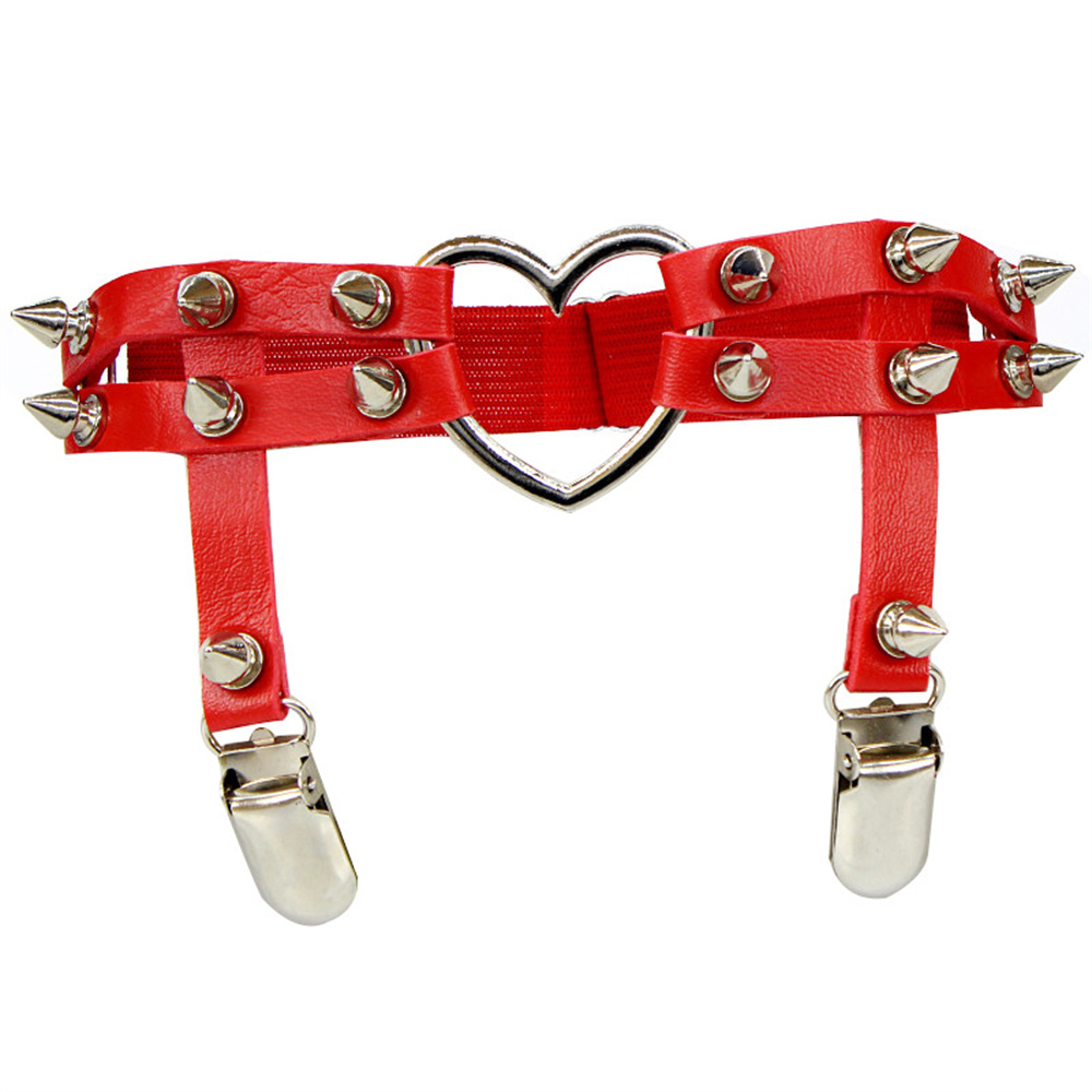 1Pcs Women Punk Goth Heart PU  - Qualiti Body Jewelry ulasan dan harga