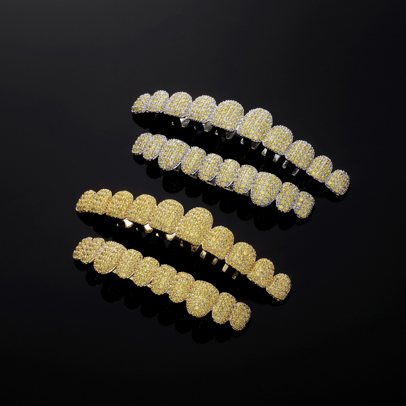 New Exquisite Hip-Hop Full Dia - Body Jewelry Real Gold ulasan dan harga