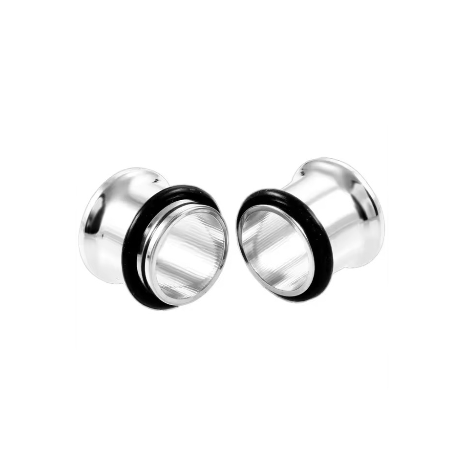 1Pair Stainless Steel Ear Plug - Body Jewelry Gauges ulasan dan harga
