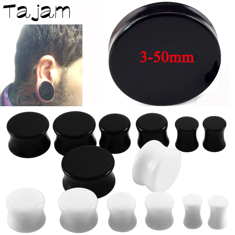 1 Pair 3mm-50mm Big Size Solid - Body Jewelry Gauges ulasan dan harga
