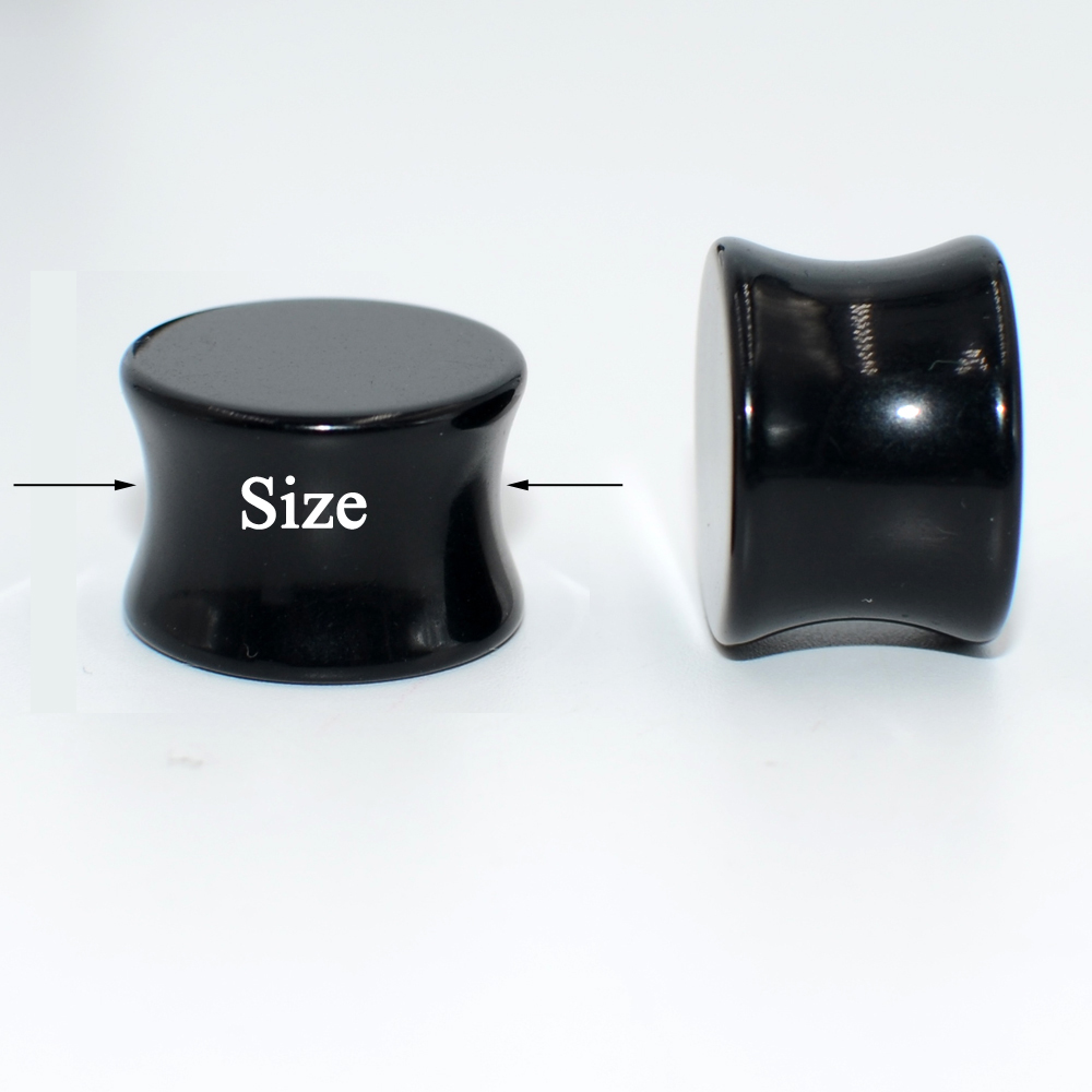 1 Pair 3mm-50mm Big Size Solid - Body Jewelry Gauges ulasan dan harga