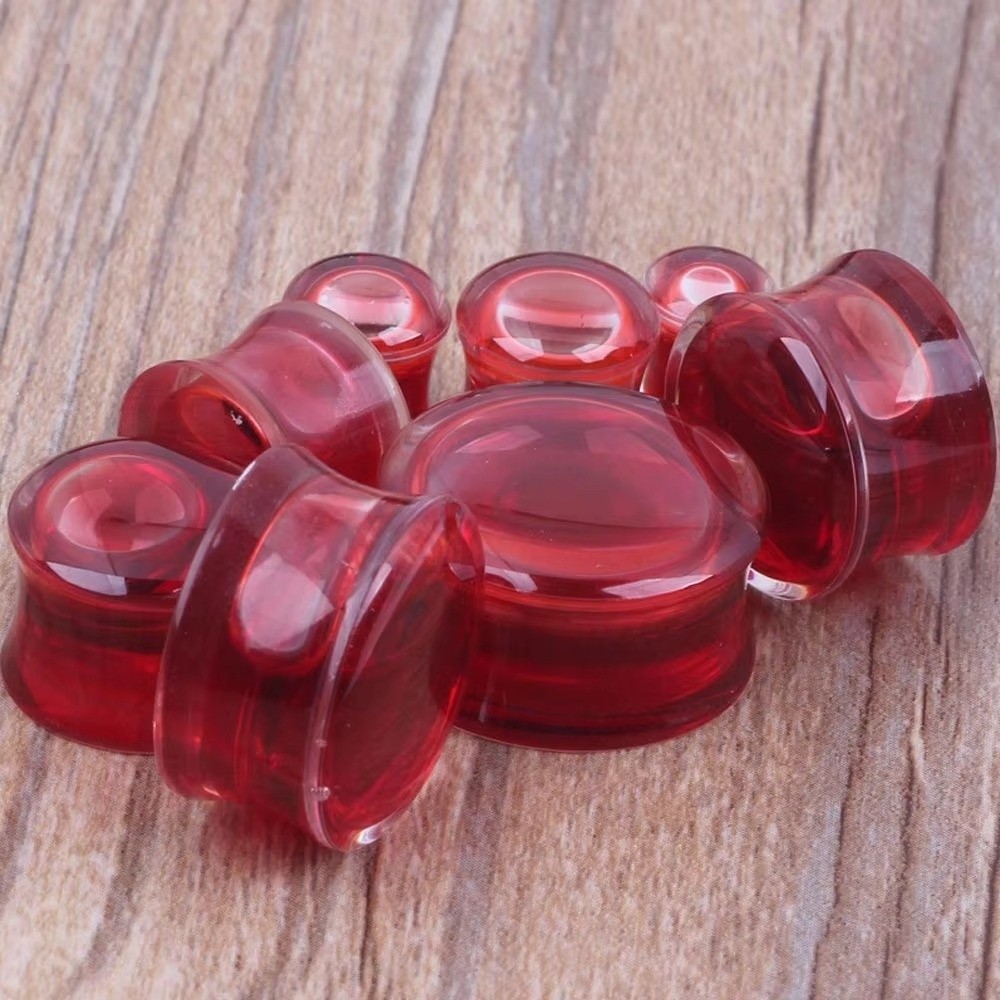 Double Saddle Ear Plug Jewelry - Body Jewelry Gauges ulasan dan harga
