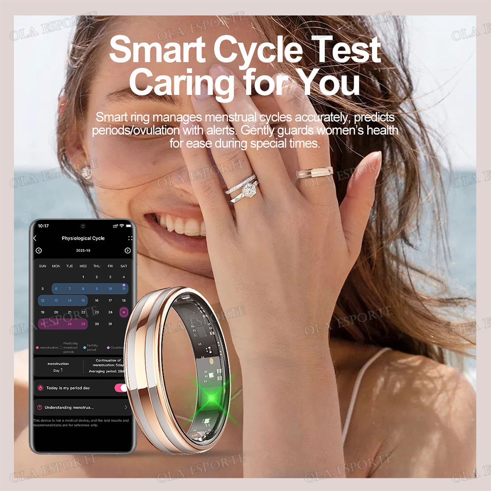 New 6.3mm Thin Smart Ring Heal - Daith Heart Ring ulasan dan harga