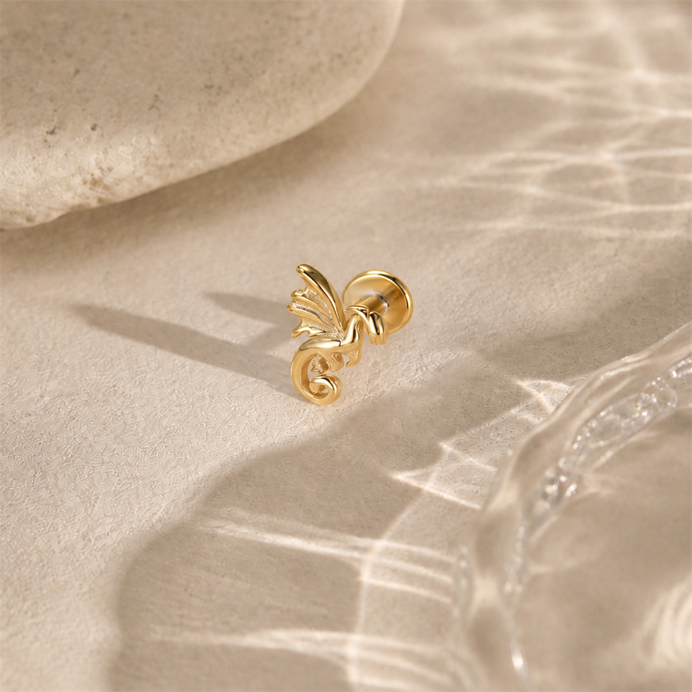 CANNER 925 Sterling Silver Fly - Body Jewelry Ear Piercing ulasan dan harga