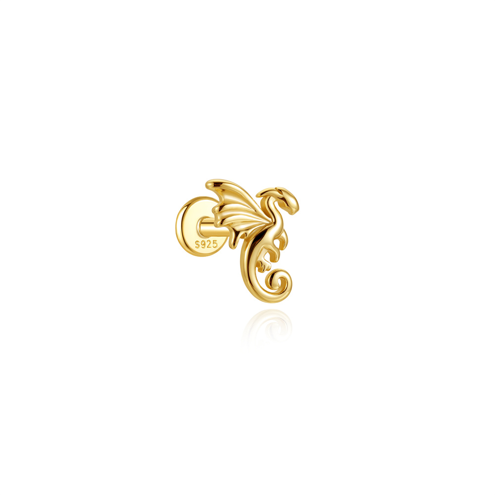 CANNER 925 Sterling Silver Fly - Body Jewelry Ear Piercing ulasan dan harga