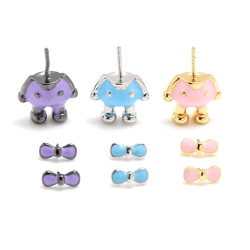 2 pieces copper plated real go - Body Jewelry Real Gold ulasan dan harga
