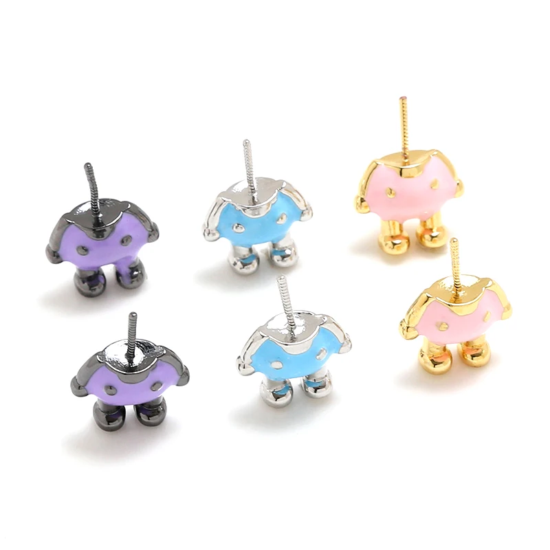 2 pieces copper plated real go - Body Jewelry Real Gold ulasan dan harga