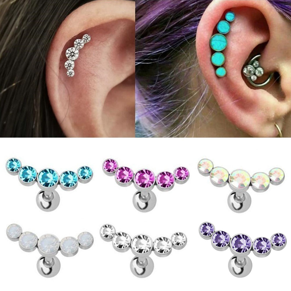 1Pcs Fashion 16G Stainless Ste - Body Jewelry Ear Piercing ulasan dan harga