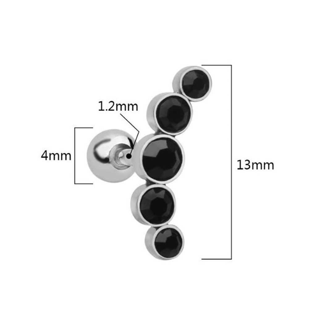 1Pcs Fashion 16G Stainless Ste - Body Jewelry Ear Piercing ulasan dan harga