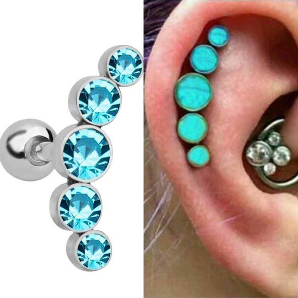 1Pcs Fashion 16G Stainless Ste - Body Jewelry Ear Piercing ulasan dan harga