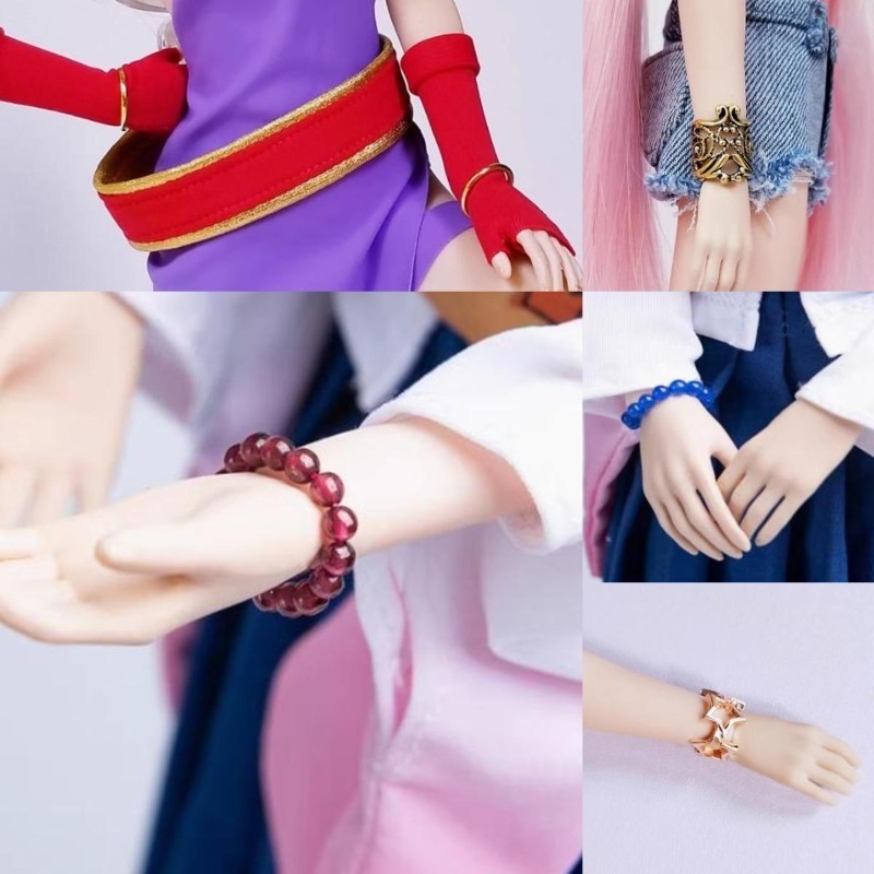 1/6 Scale Metal Bracelet Wrist - Body Jewelry Real Gold ulasan dan harga