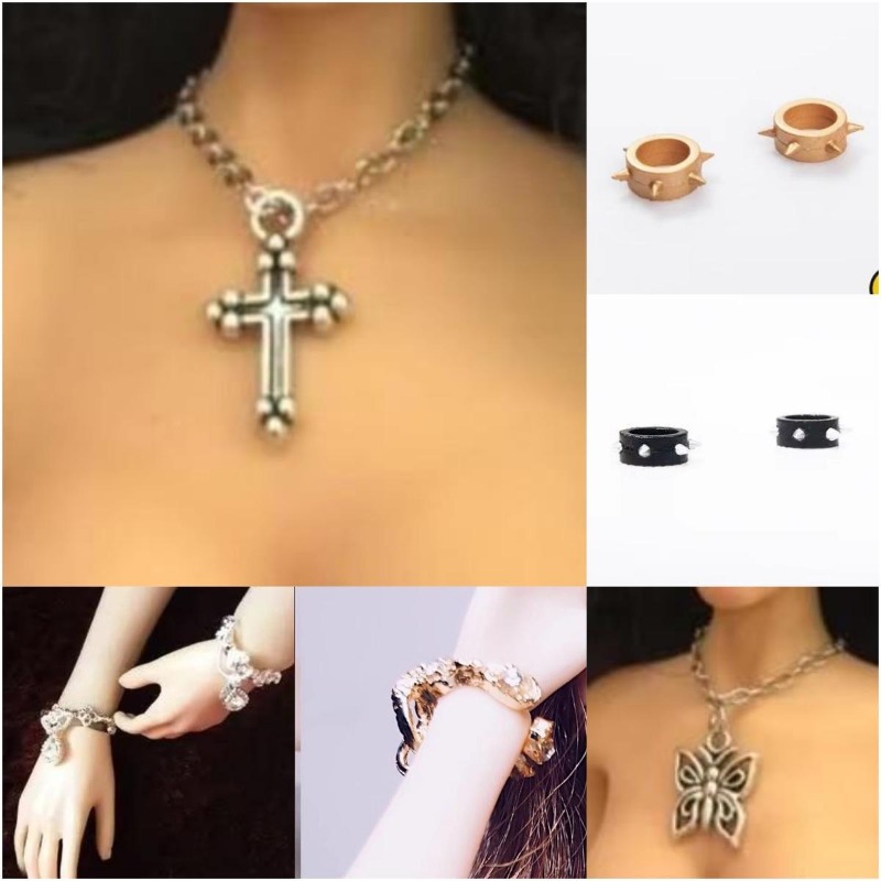 1/6 Scale Metal Bracelet Wrist - Body Jewelry Real Gold ulasan dan harga