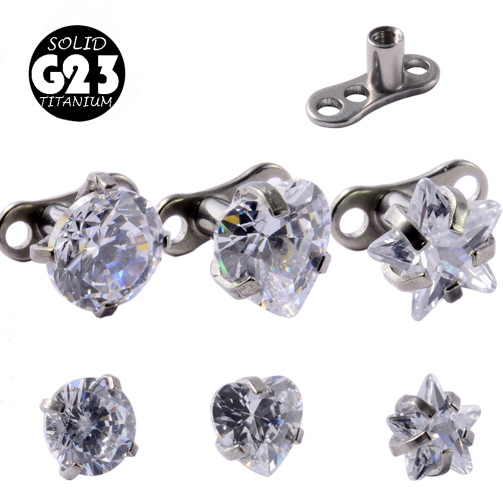 1Peice G23 Titanium Dermal Anc - Dermal Anchor Top ulasan dan harga