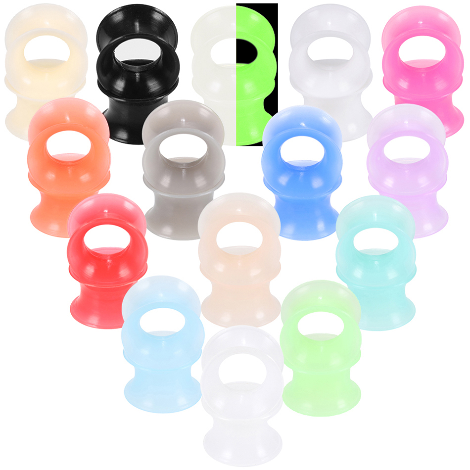 30pcs/lot Silicone Flexible Ea - Body Jewelry Gauges ulasan dan harga