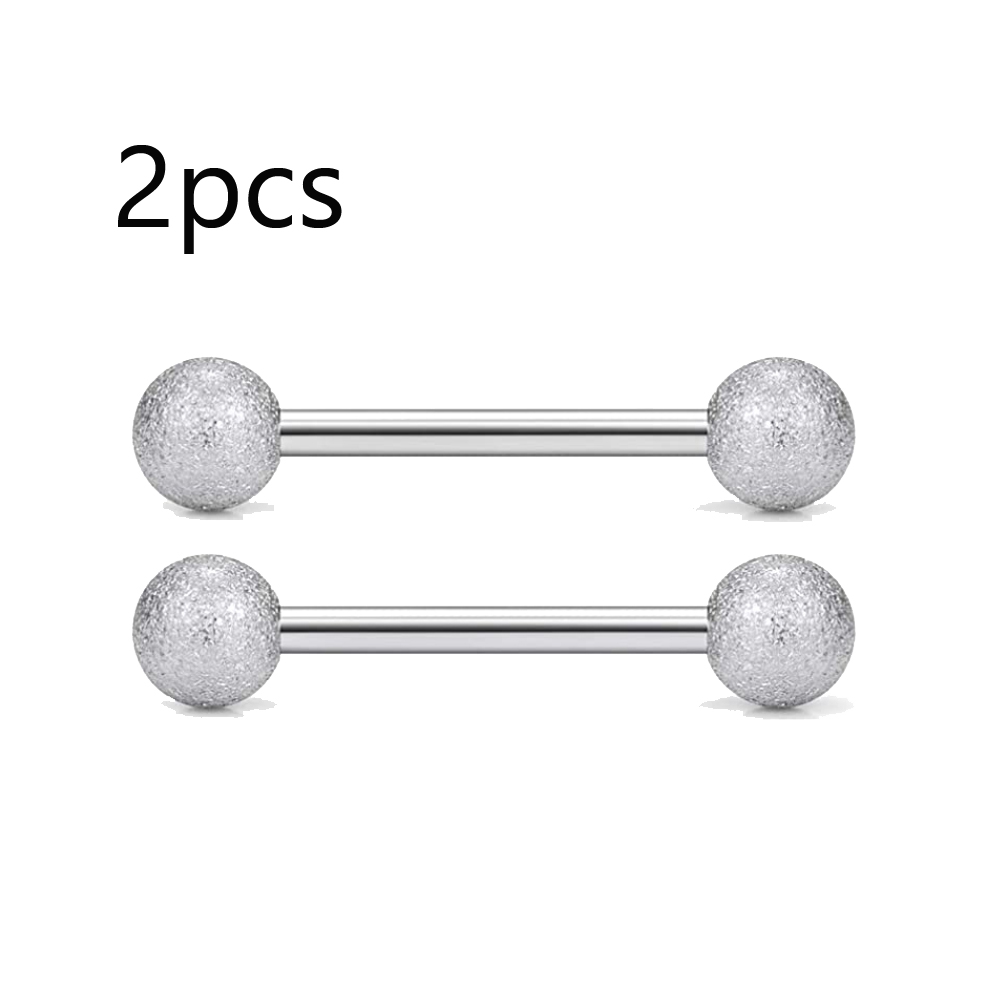 14G Tongue Rings Nipple Rings  - Body Jewelry Nipple Rings ulasan dan harga