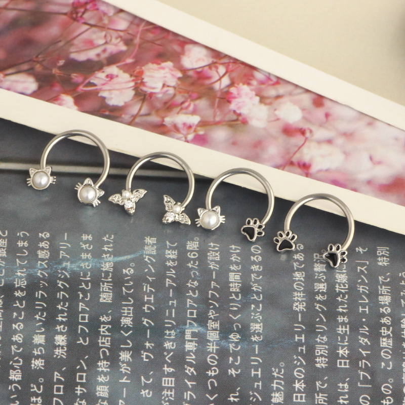 16G Septum Ring Daith Piercing - Body Jewelry Ear Piercing ulasan dan harga