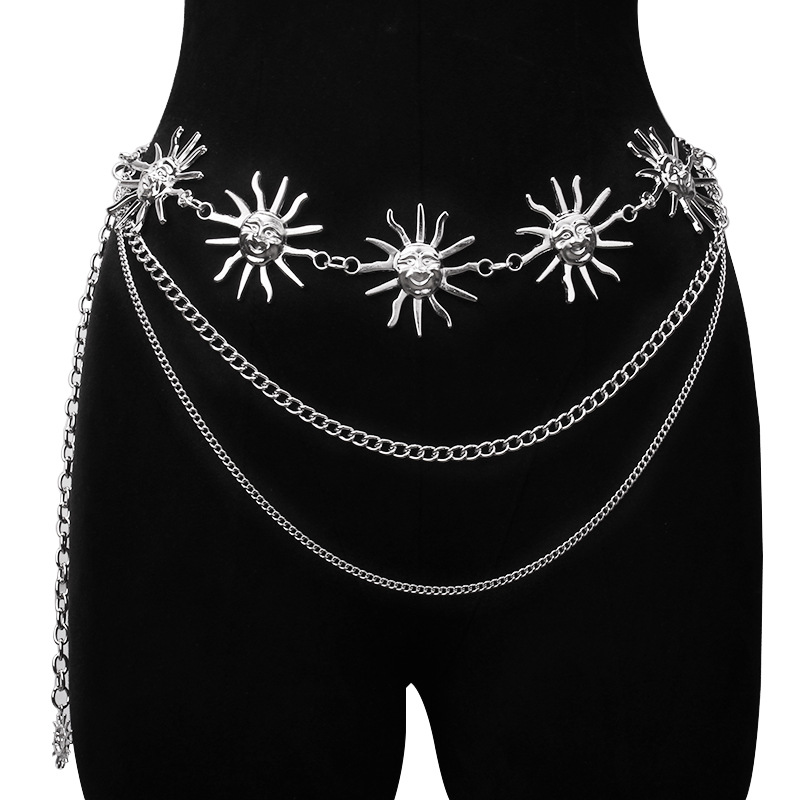 Chunky Multilayer Punk Gothic  - Body Jewelry For Sale ulasan dan harga
