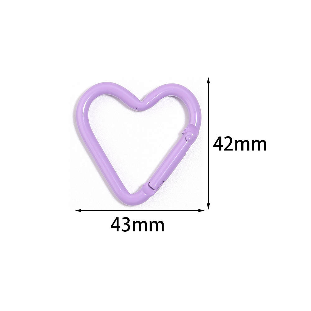 5pcs Colorful Heart-shaped Alu - Daith Heart Ring ulasan dan harga