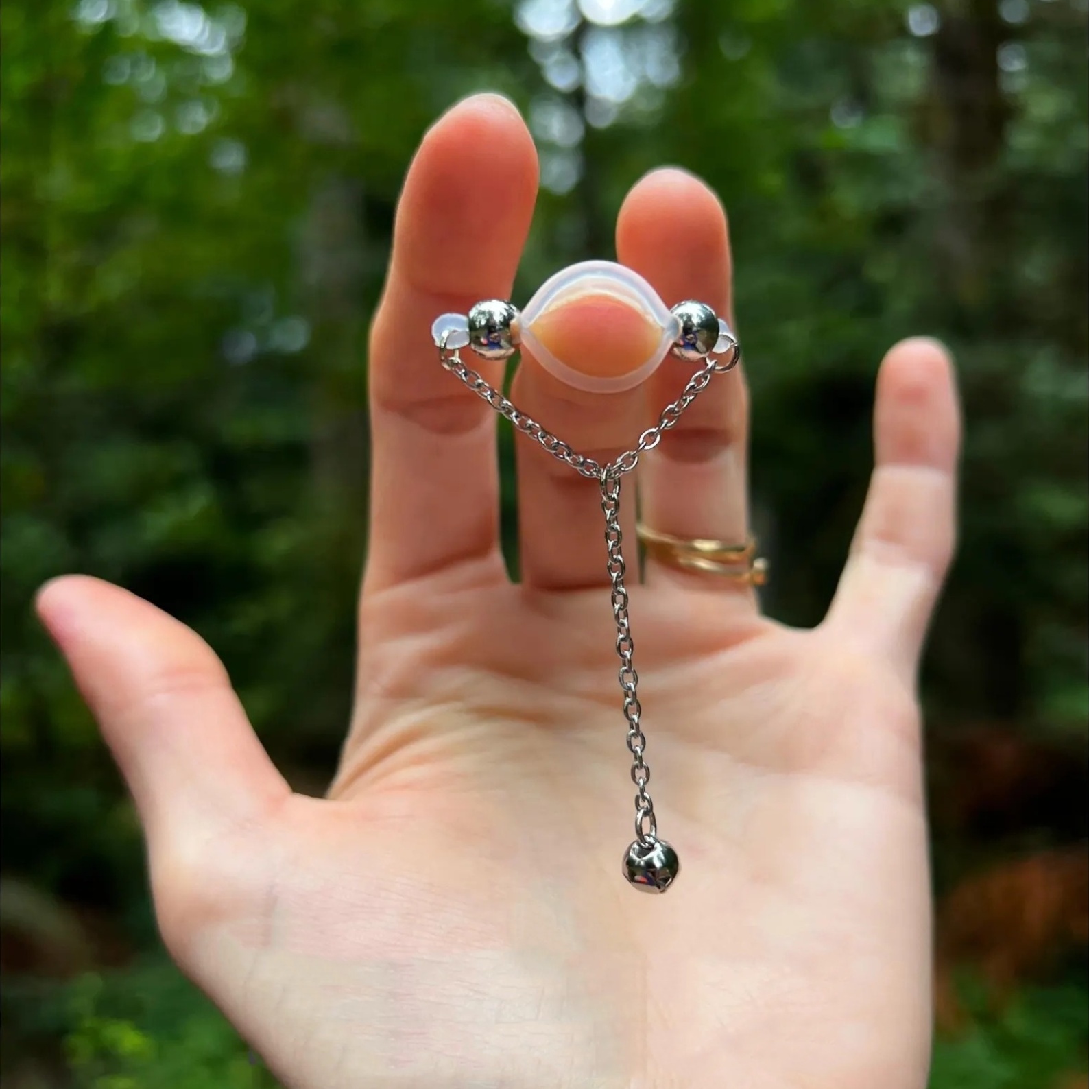 1 Pair Adjustable Fake Nipple  - Body Jewelry Nipple Rings ulasan dan harga