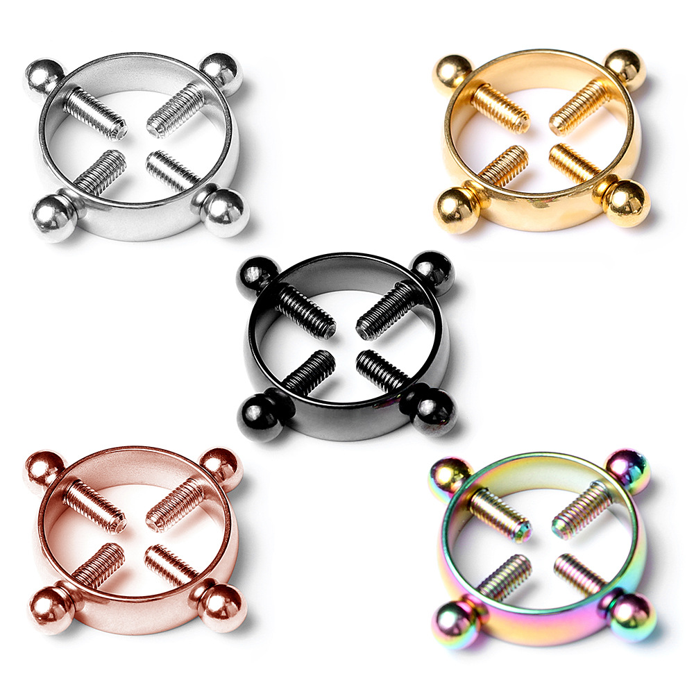 1pair Stainless Steel Cross Ni - Body Jewelry Nipple Rings ulasan dan harga