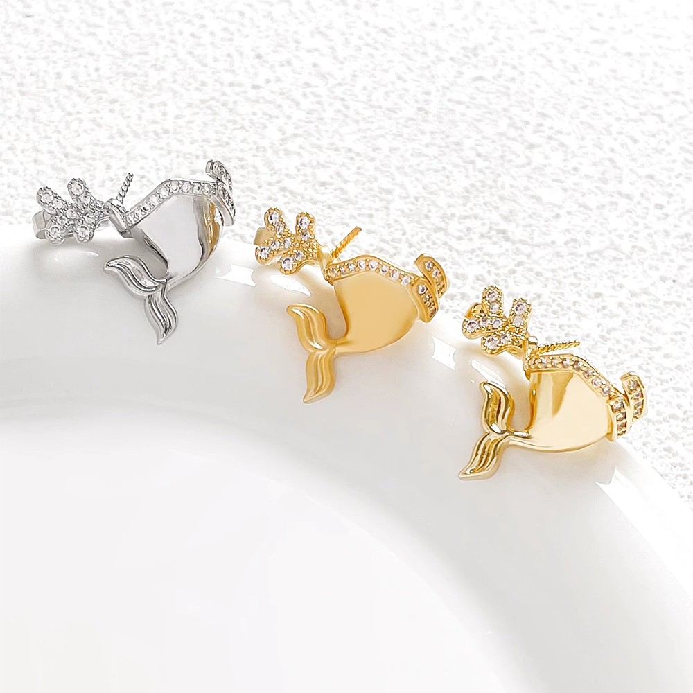 1 Piece Brass Plated with Real - Body Jewelry Real Gold ulasan dan harga