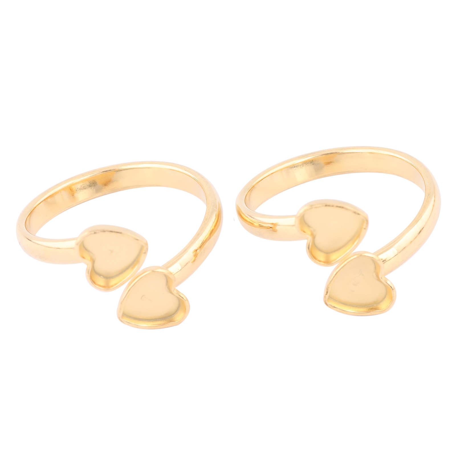10pcs Stainless Steel Gold Pla - Daith Heart Ring ulasan dan harga
