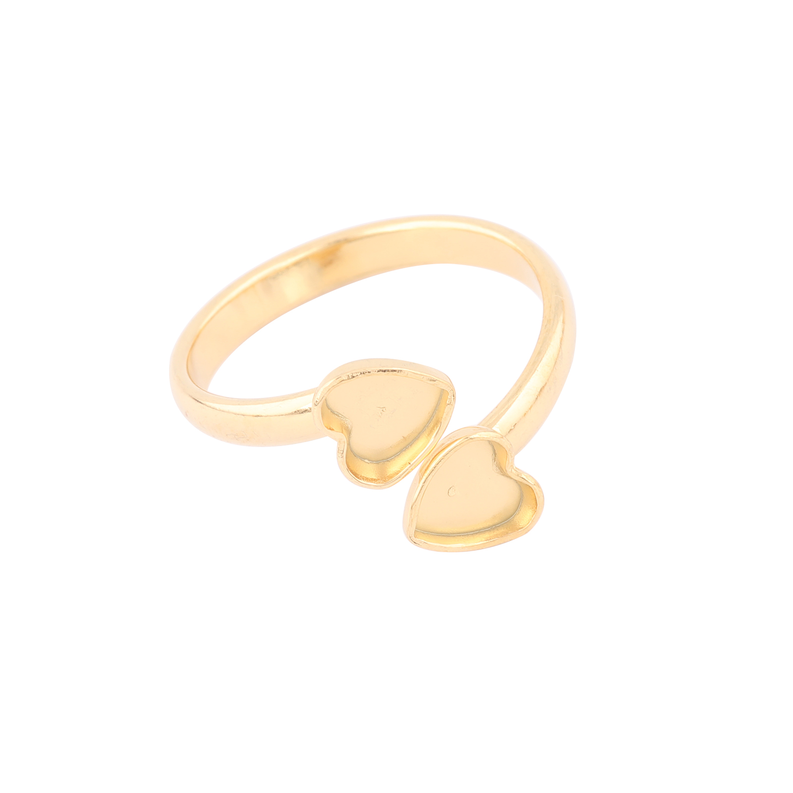 10pcs Stainless Steel Gold Pla - Daith Heart Ring ulasan dan harga