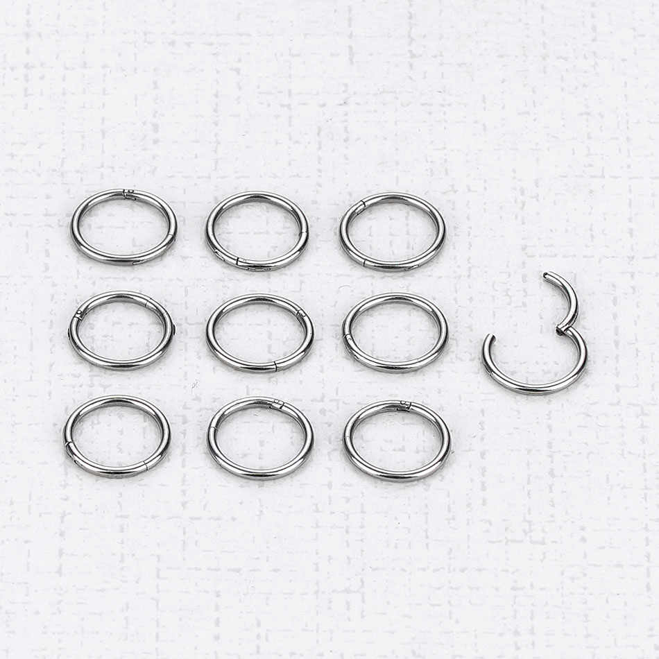 1PC G23 Titanium Hinged Segmen - Body Jewelry Nipple Rings ulasan dan harga
