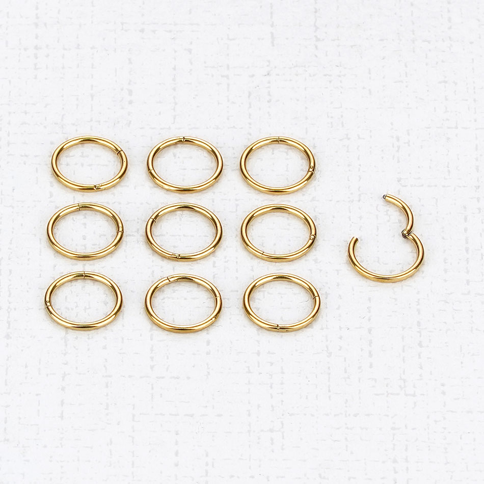 1PC G23 Titanium Hinged Segmen - Body Jewelry Nipple Rings ulasan dan harga
